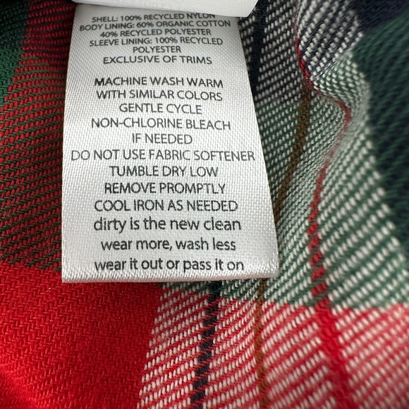 TOAD&CO(NEW!) Women M Forester Pass Parka Jacket Olive Green Plaid Lined Hooded - Picture 11 of 16